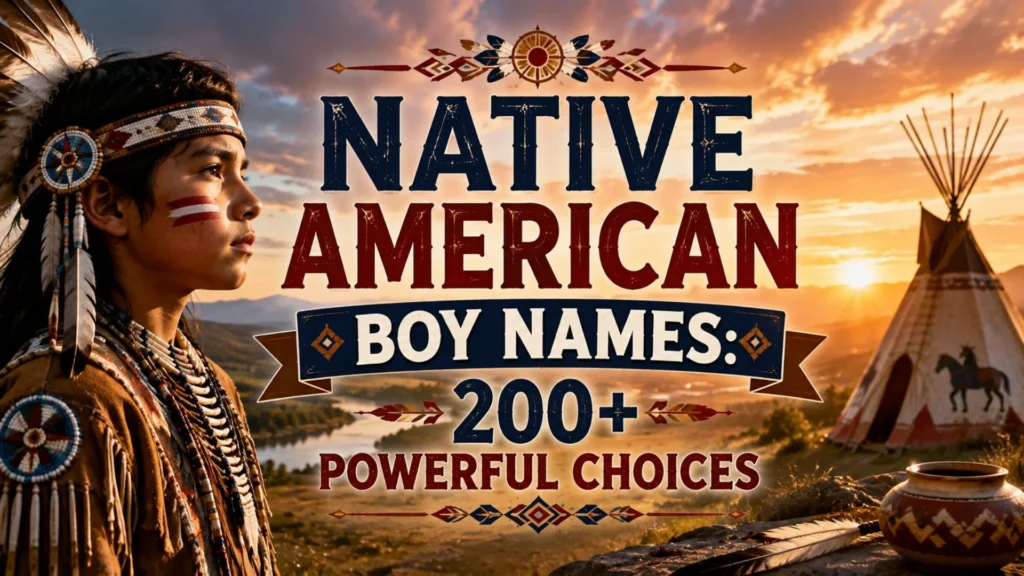 Native American Boy Names 200+ Powerful Choices