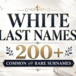 White Last Names 200+ Common and Rare Surnames